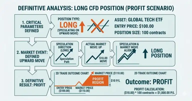 How Contract for Difference (CFD) Works: Profit Scenario