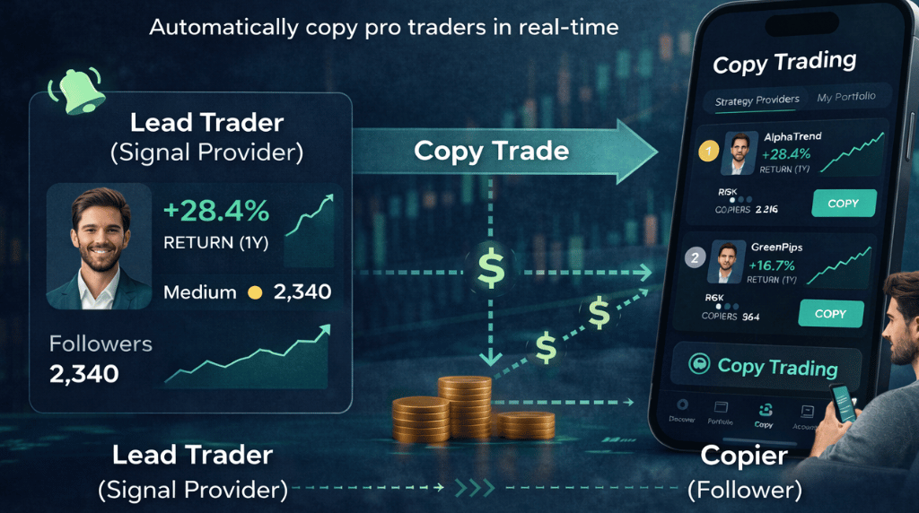 understanding copy trading process Vantage Markets