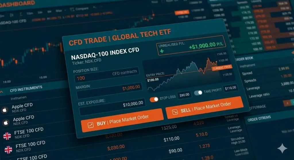 What are CFDs: Buy/Sell, margin, and position size