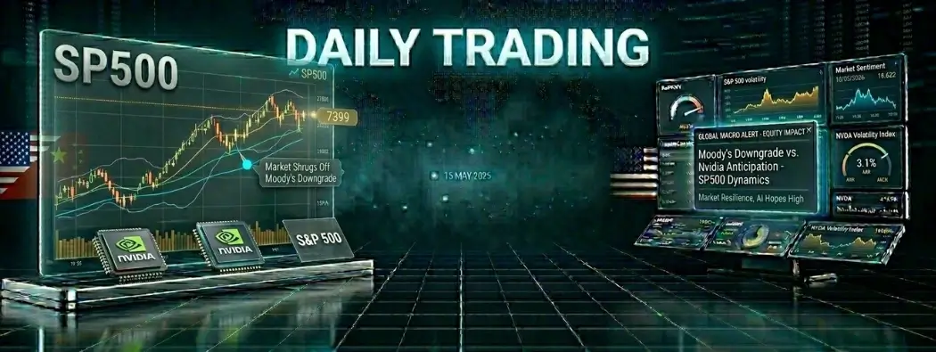 [DAILY TRADING] SP500 18 May 2026 — Market Shrugs Off Moody’s Downgrade as Nvidia Looms