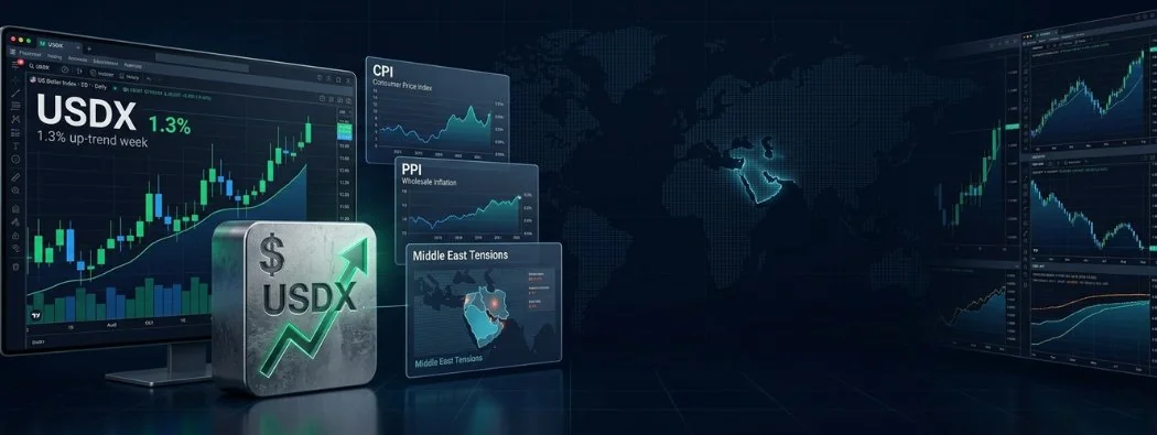 US Dollar Index Up 1.3% This Week: What CPI, PPI and Middle East Tensions Mean for the USDX