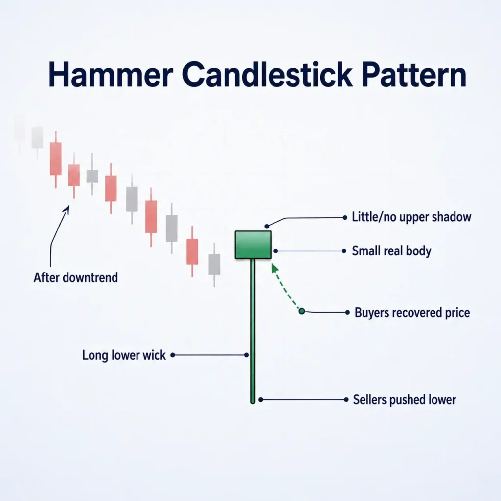 Hammer candlestick pattern